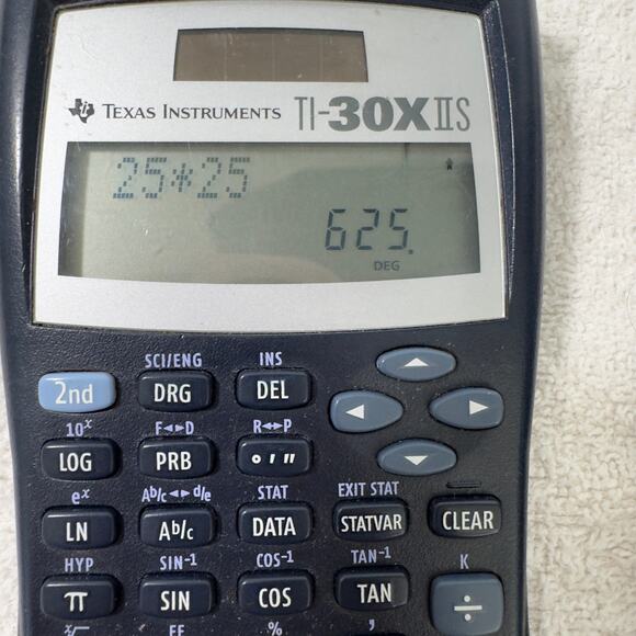 Texas Instruments TI-30X IIS Scientific Calculator w/ Cover Tested Works - Picture 3 of 7